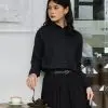 Preppy Oxford Shirt Black - Image 2