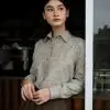 Preppy Oxford Shirt Sage Green - Image 3