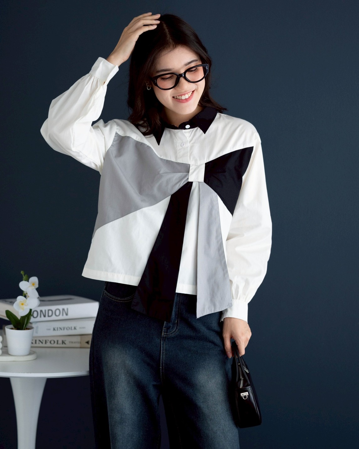 Bowie Shirt Broken White - Image 2