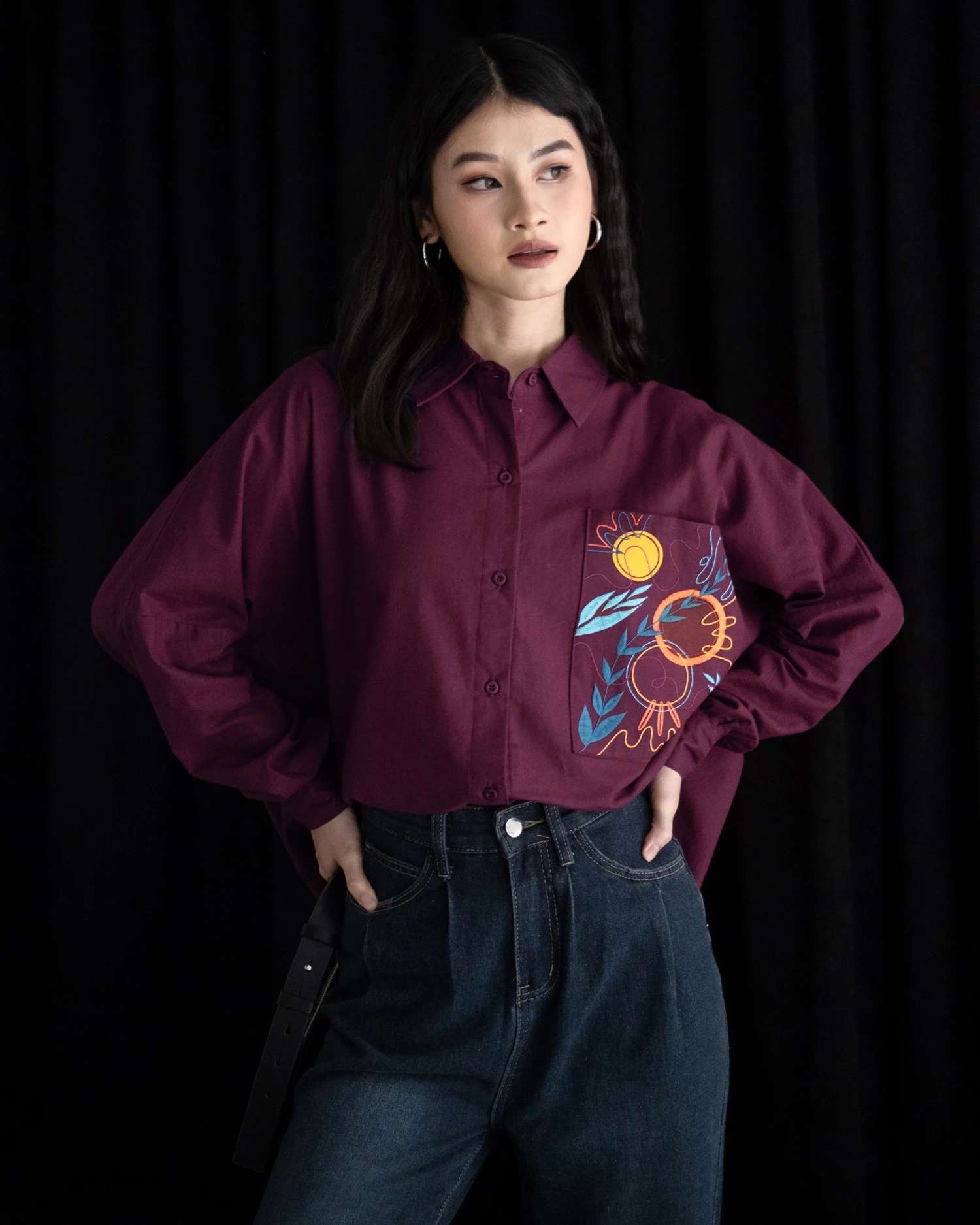 Alternative view of Stem Shirt Red Cherry