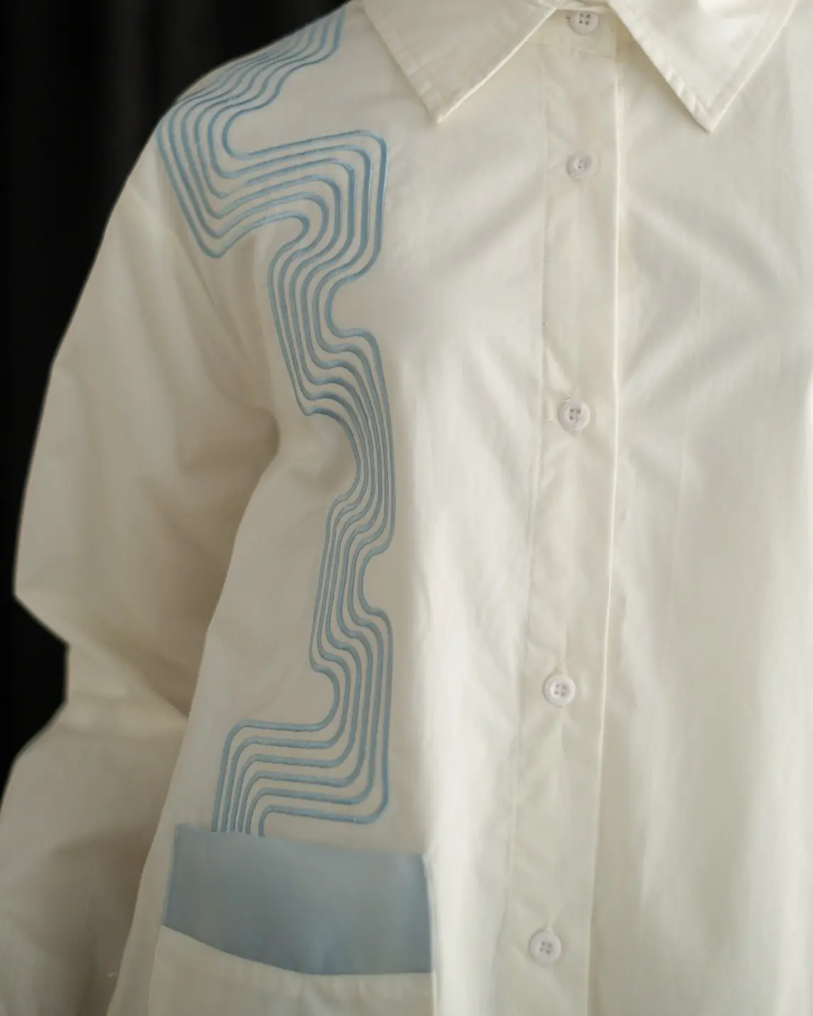 Aily Shirt Broken White - Image 2