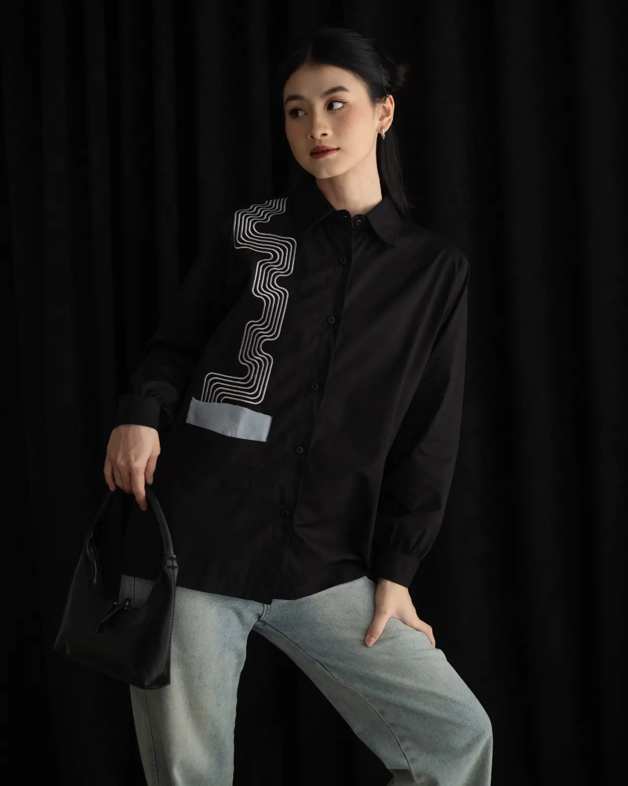 Aily Shirt Black
