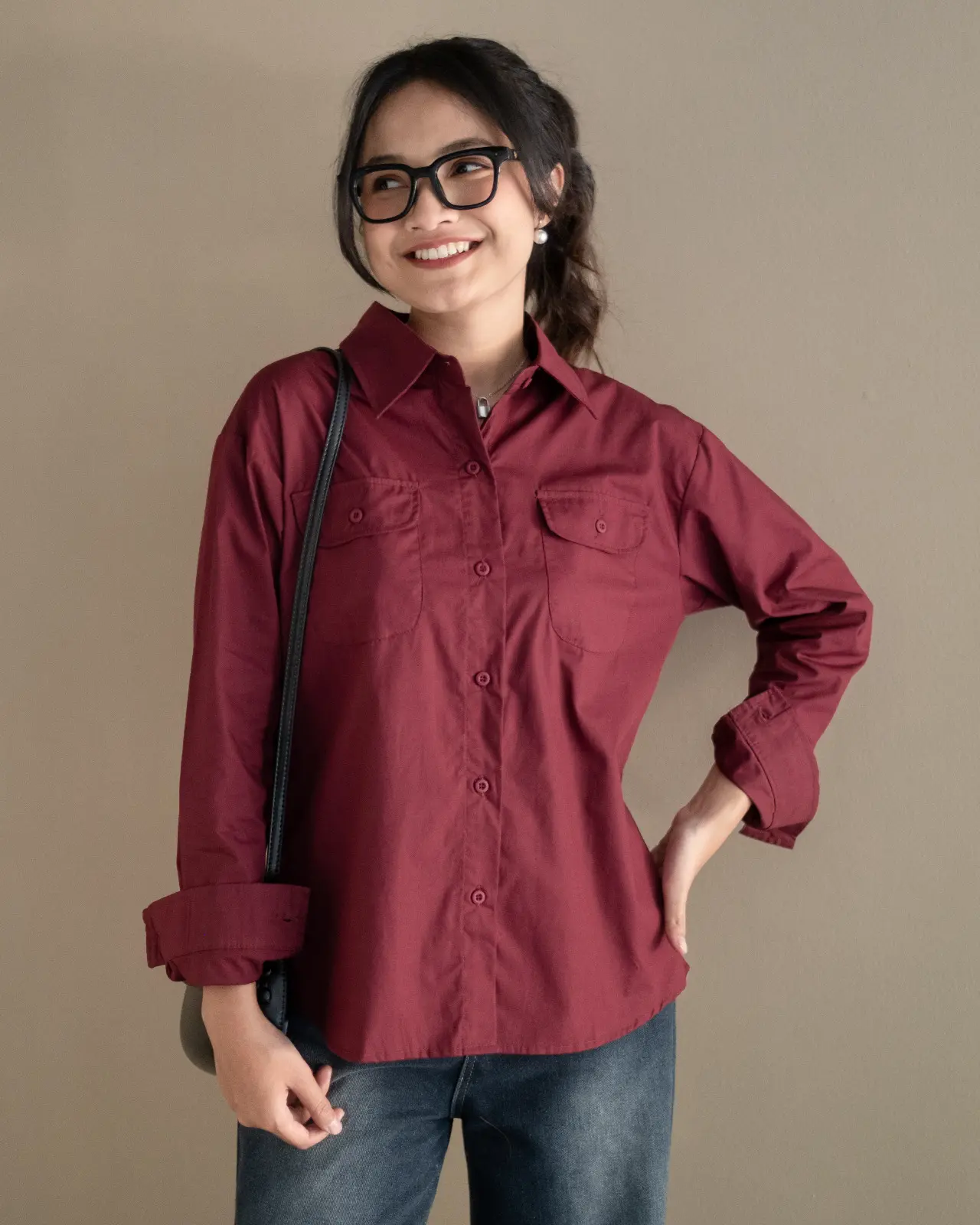 Asmira Shirt Red Cherry