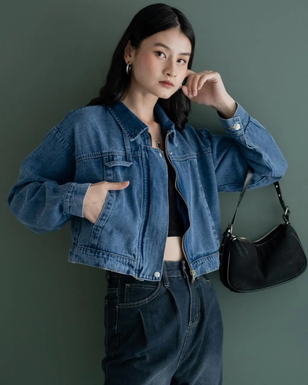 Barnia Denim Jacket Kode 1109 Acid - Image 3