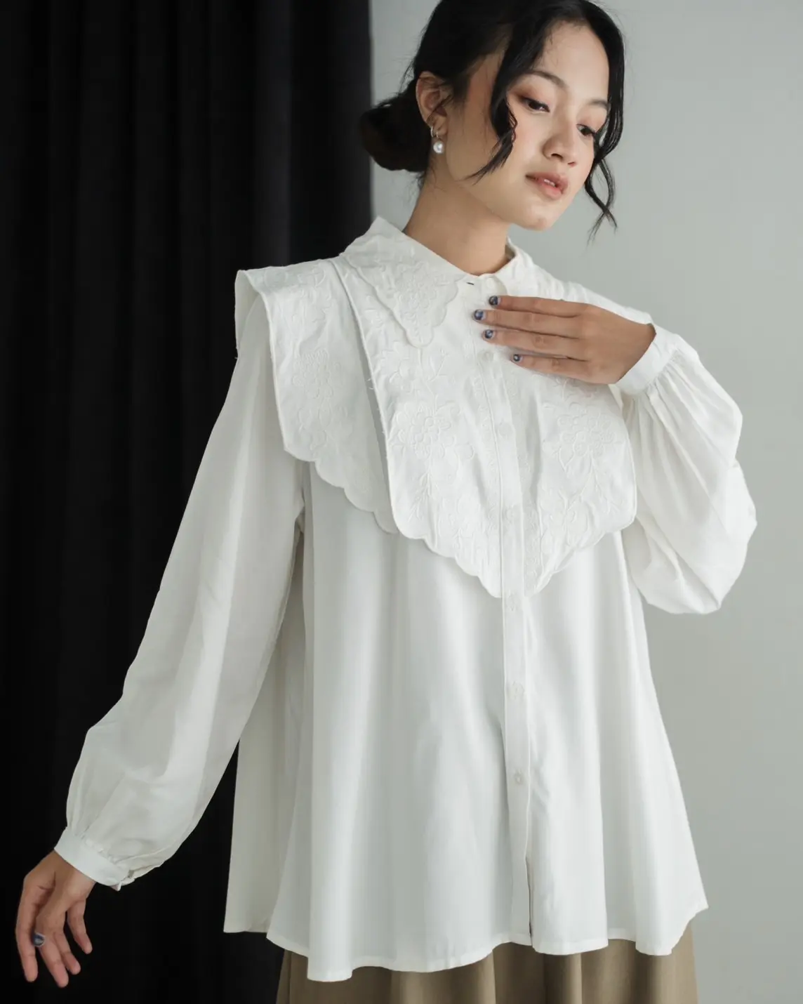 Beverly Shirt Kode 80031.11 Broken White - Image 2