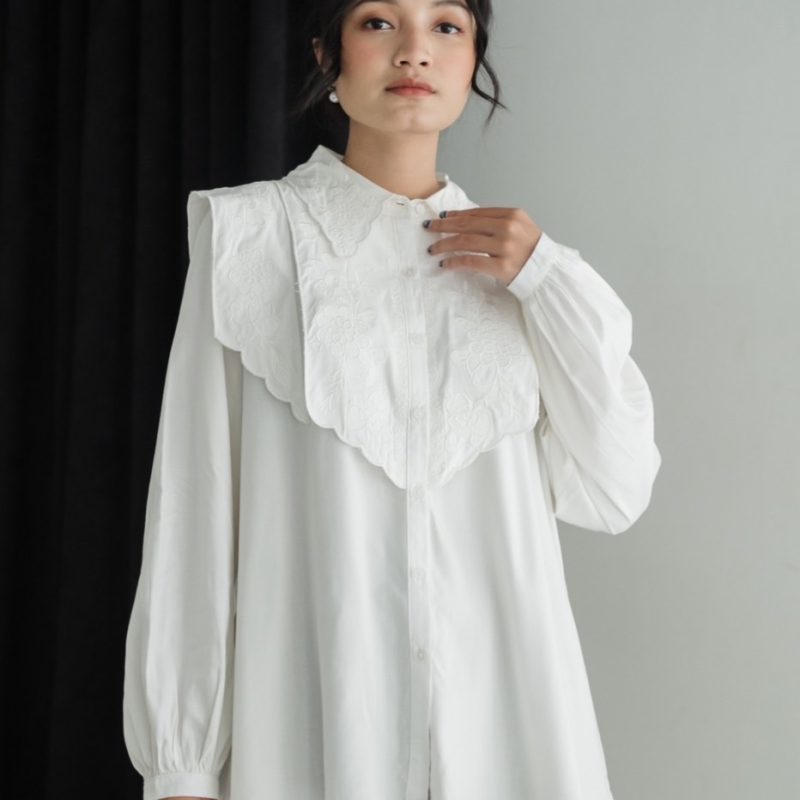Beverly Shirt Kode 80031.11 Broken White