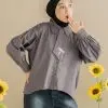 Deana Shirt Dark Grey