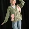 Emilia Cardigan Green - Image 2