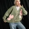Emilia Cardigan Green - Image 3
