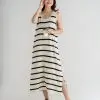 Fariza Stripe Longdress Kode 127 Cream