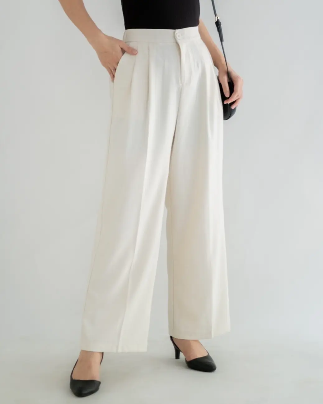 Fazila Cullote Pants Kode 24990 Ivory - Image 2