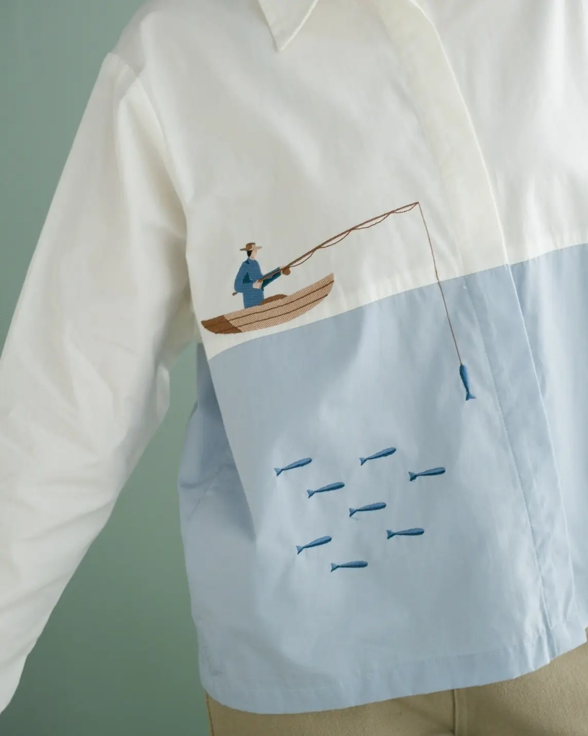 Alternative view of Fisher Shirt Blue