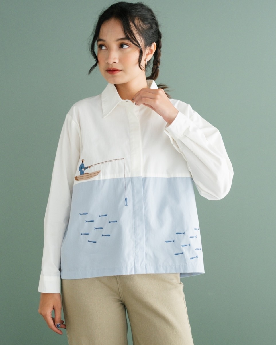Fisher Shirt Blue - Image 3