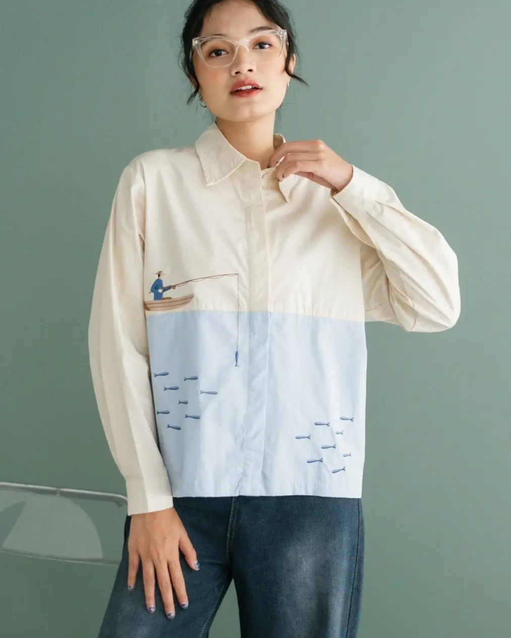 Alternative view of Fisher Shirt Beige