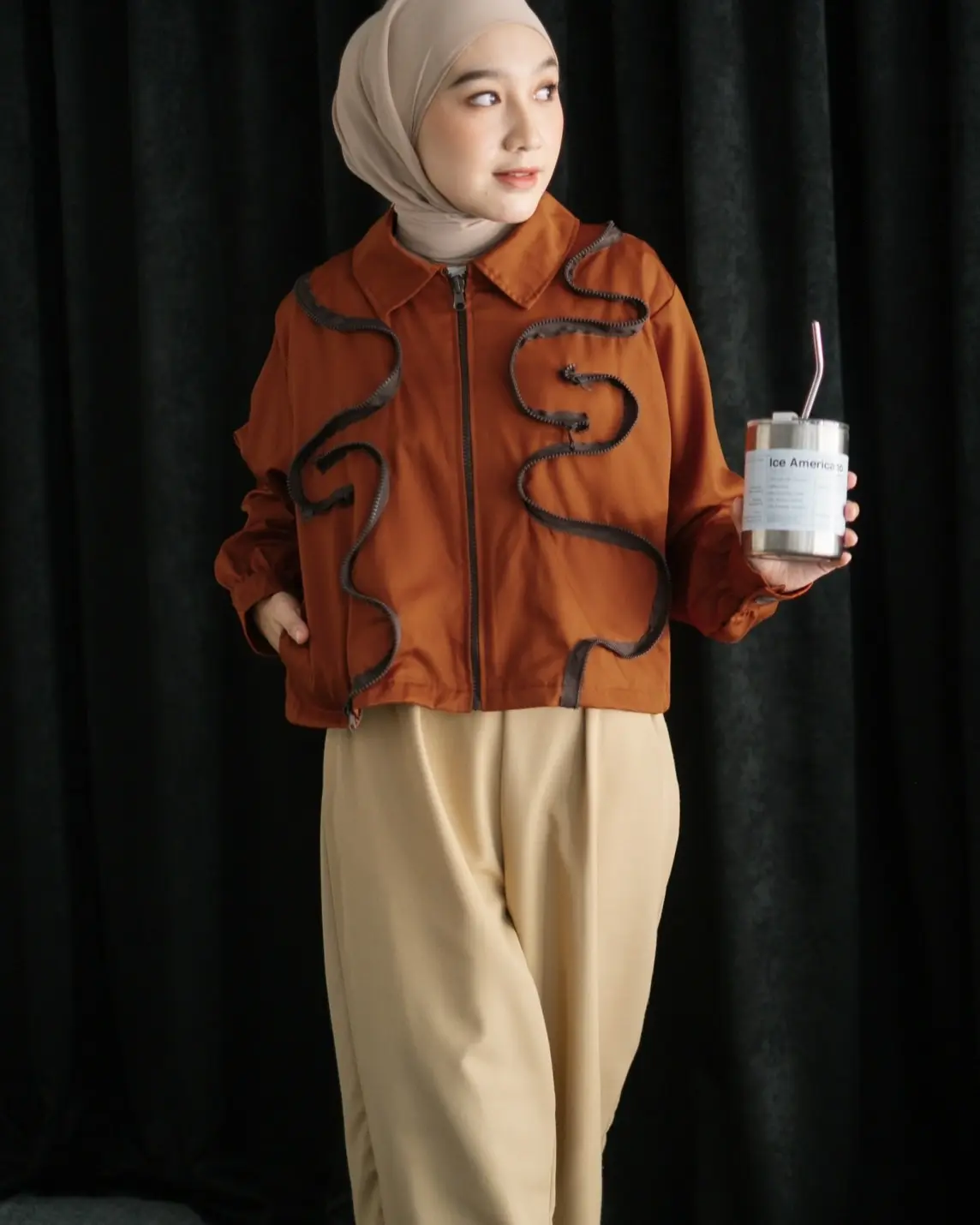 Ganael Jacket Terracota