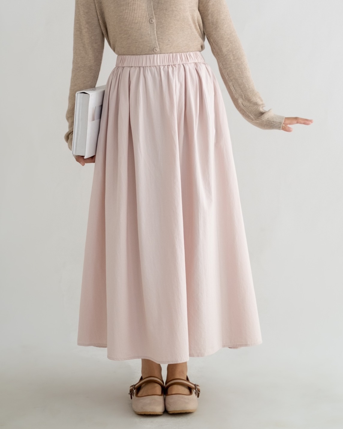 Ghalia Skirt Kode 1013F Baby Pink