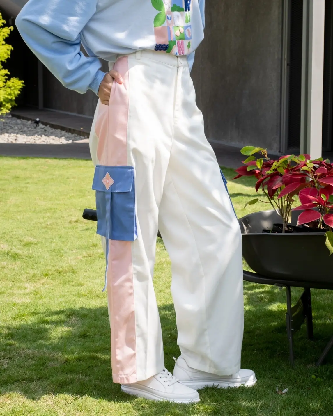 Jardin Graine Pants Broken White - Image 3
