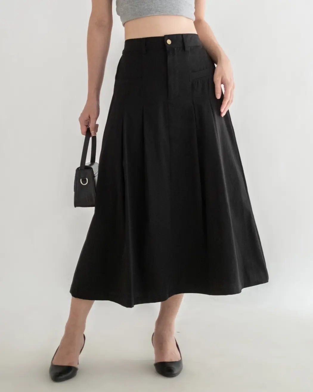 Harisya Skirt Kode F154 Black