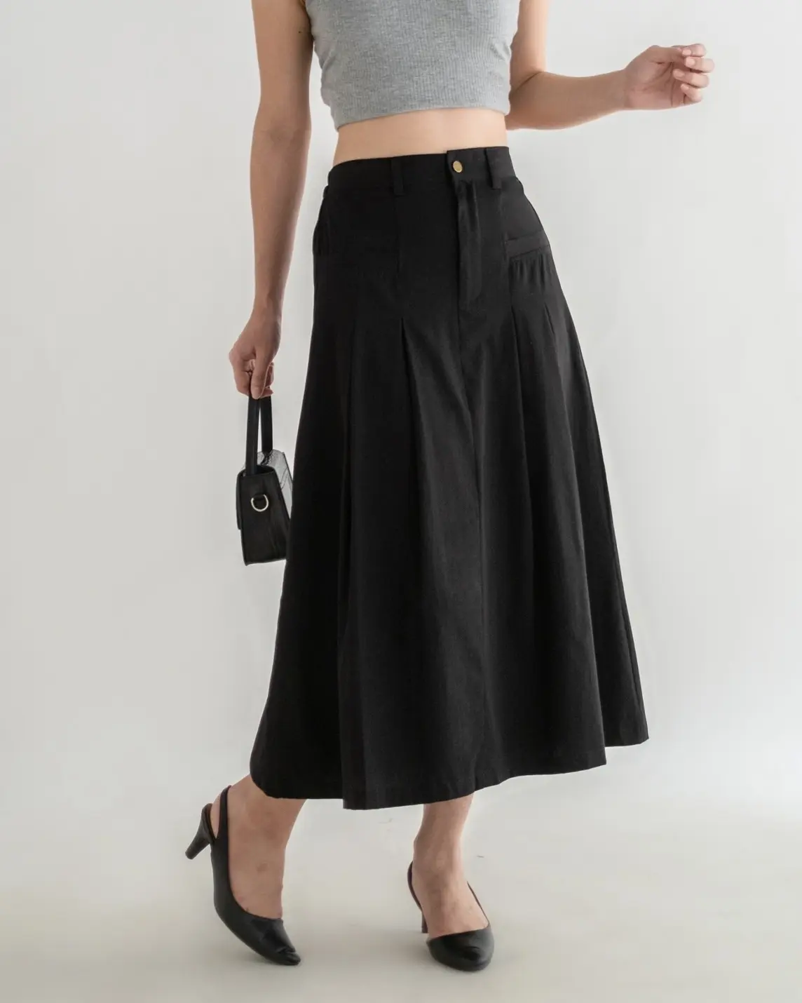 Harisya Skirt Kode F154 Black - Image 2
