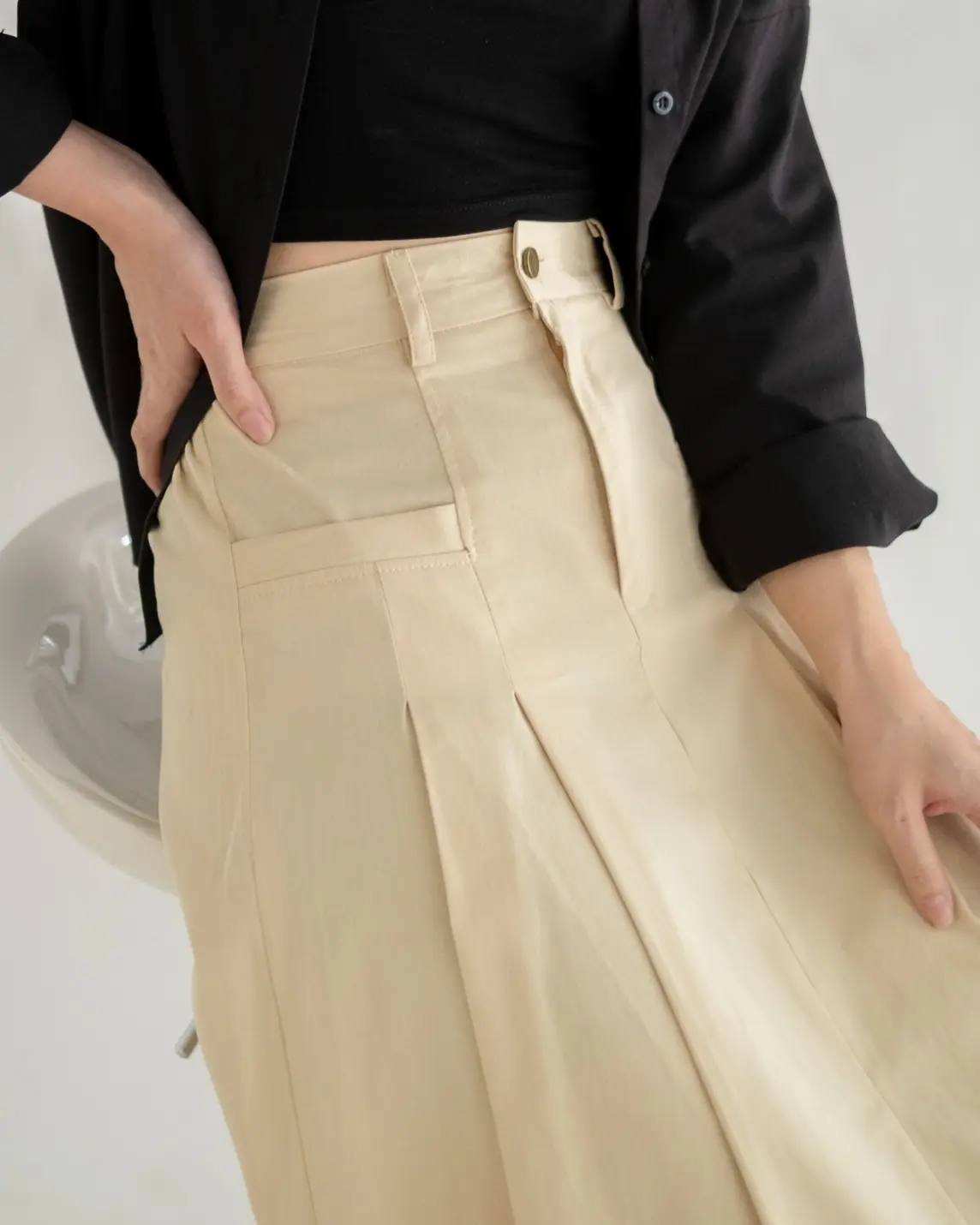 Harisya Skirt Kode F154 Cream - Image 2