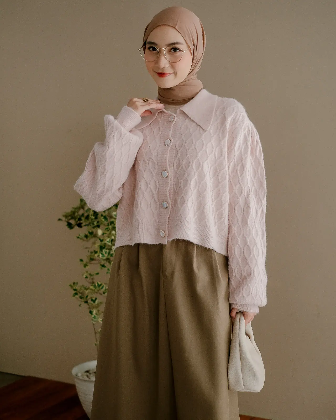 Irelyn Cardigan Dusty Pink