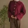 Irelyn Cardigan Maroon - Image 3