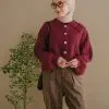 Irelyn Cardigan Maroon - Image 2