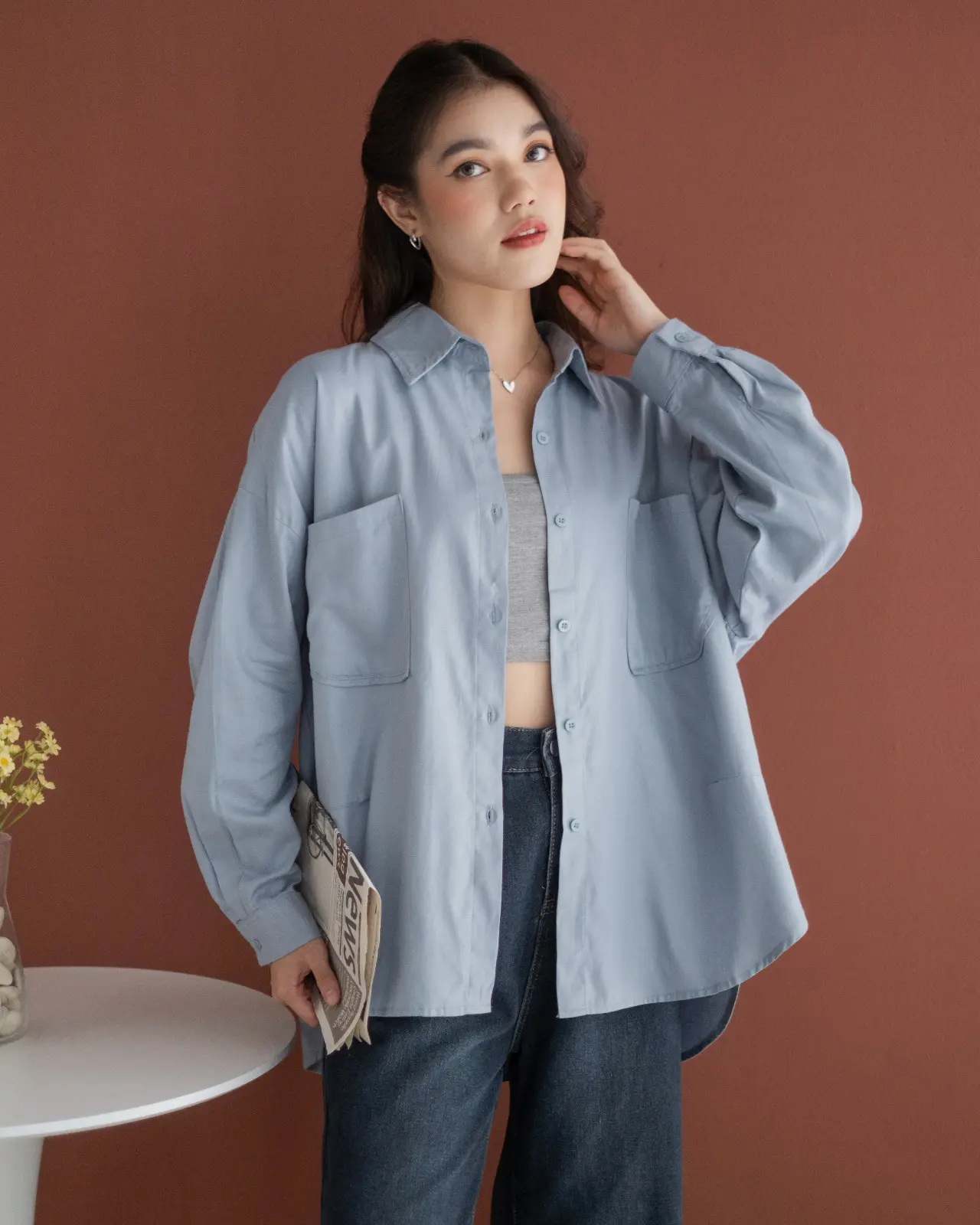 Jahira Shirt Kode Lm4366 Light Blue - Image 2