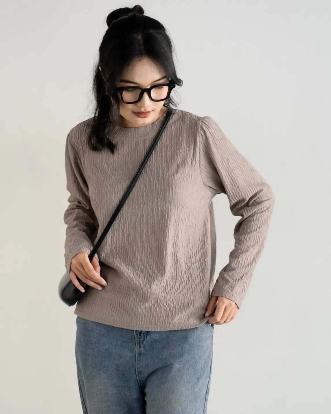 Janele Longsleeve Kode 983 Khaki - Image 3