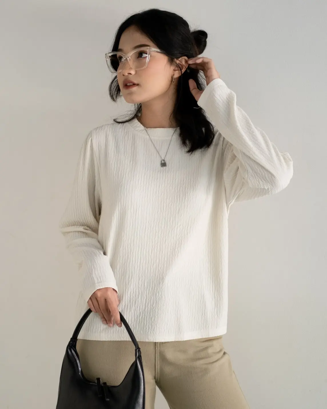 Janele Longsleeve Kode 983 Beige
