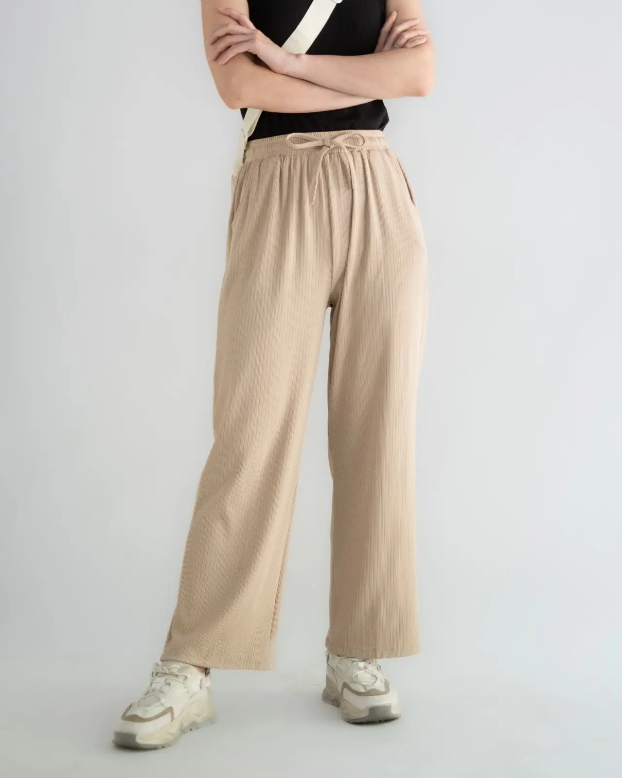 Janesha Cullote Pants Kode 2550 Khaki - Image 2