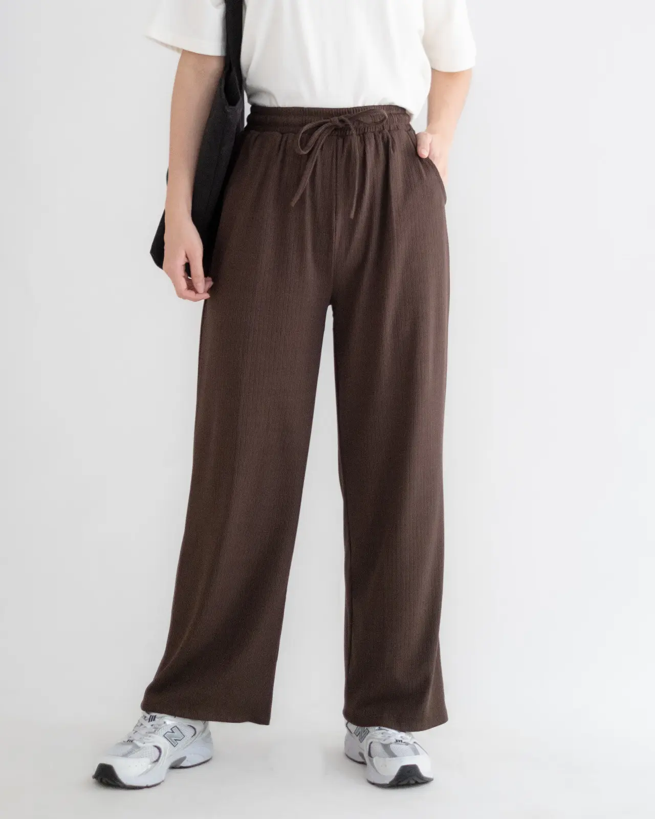 Janesha Cullote Pants Kode 2550 Coffee - Image 2