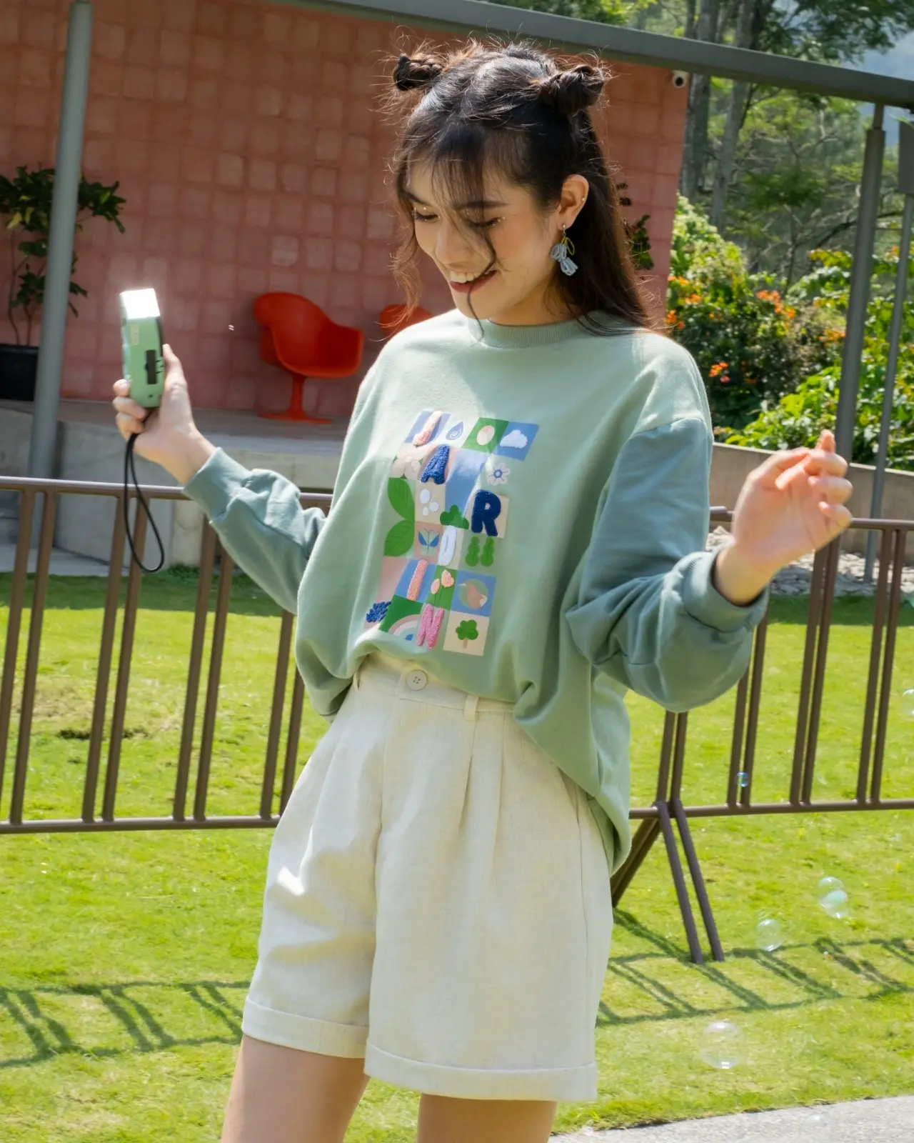 Jardin Aggie Sweater Sage Green - Image 2