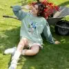 Jardin Aggie Sweater Sage Green - Image 3