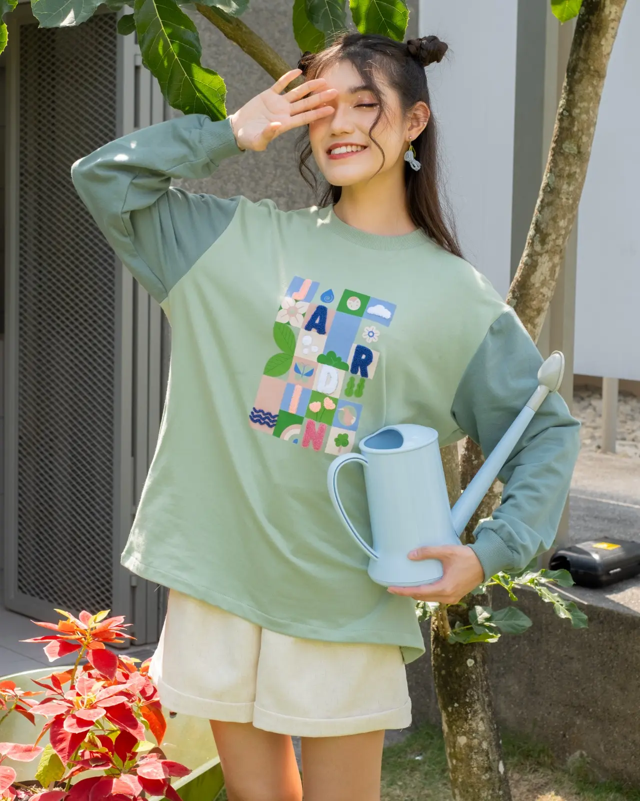 Jardin Aggie Sweater Sage Green