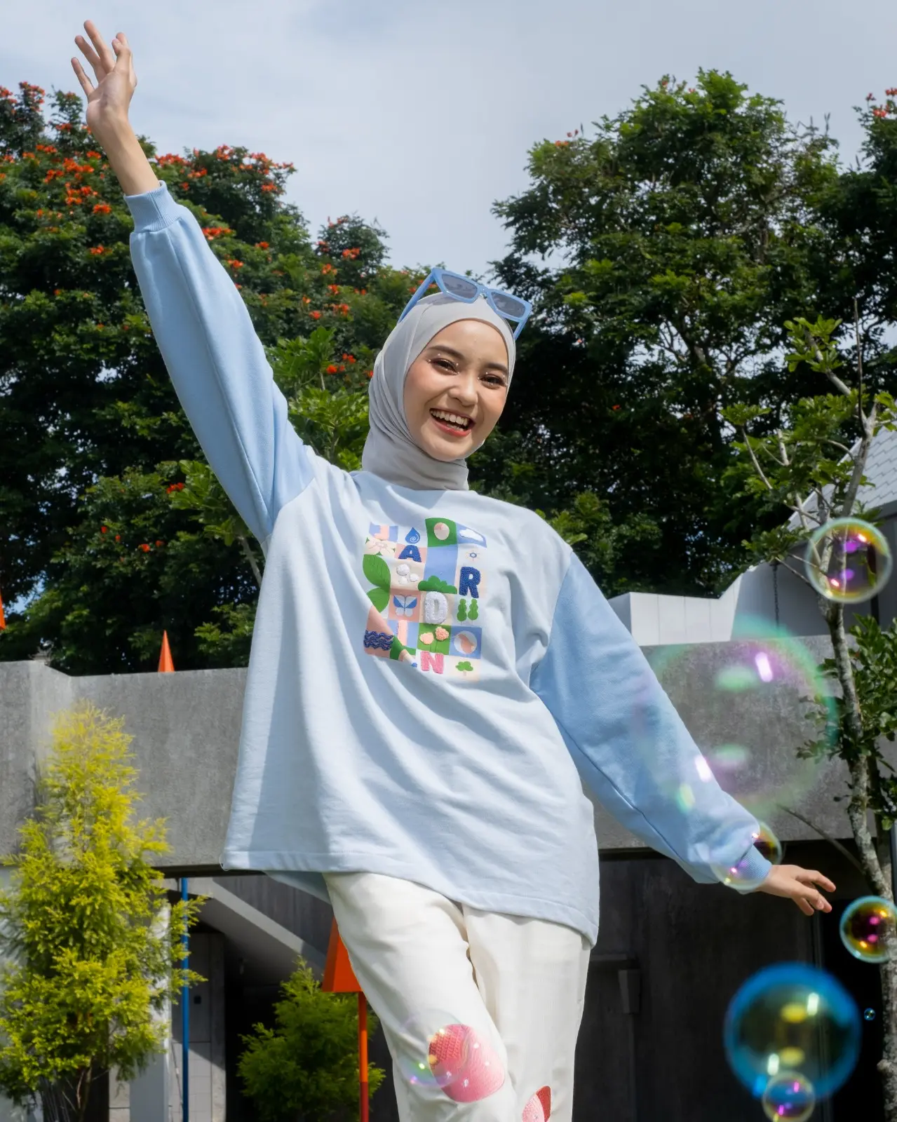Jardin Aggie Sweater Blue - Image 2