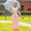 Jardin Drizzle Skirt Peach - Image 2