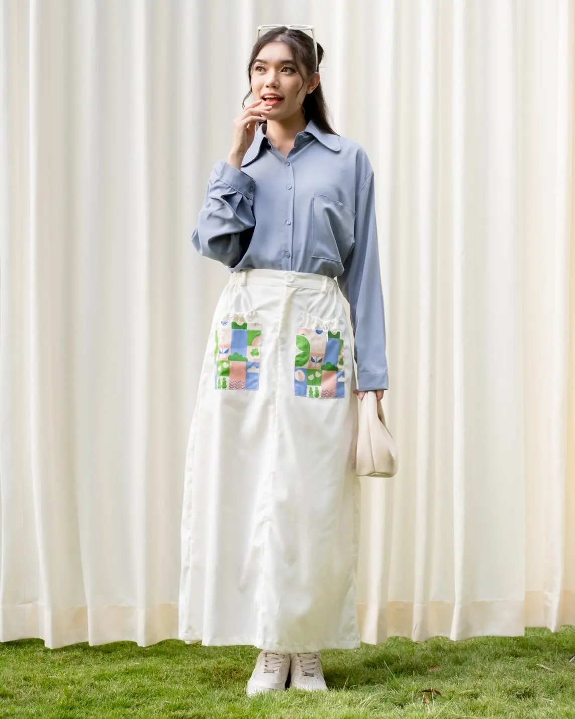 Jardin Haile Skirt Broken White