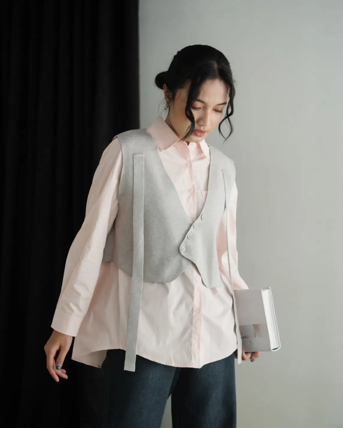 Jolie Shirt Kode 63 Dusty Pink - Image 2