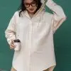 Kaisya Hoodie Shirt Kode 808-1 Ivory - Image 2