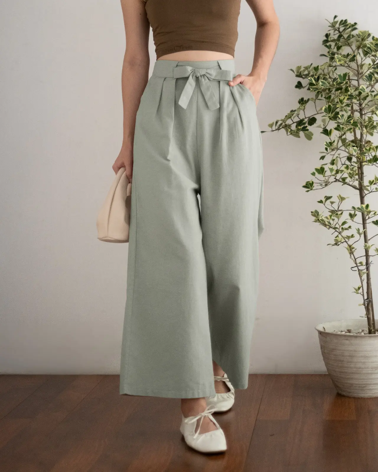 Kaniel Cullote Pants Kode 2106 Sage Green