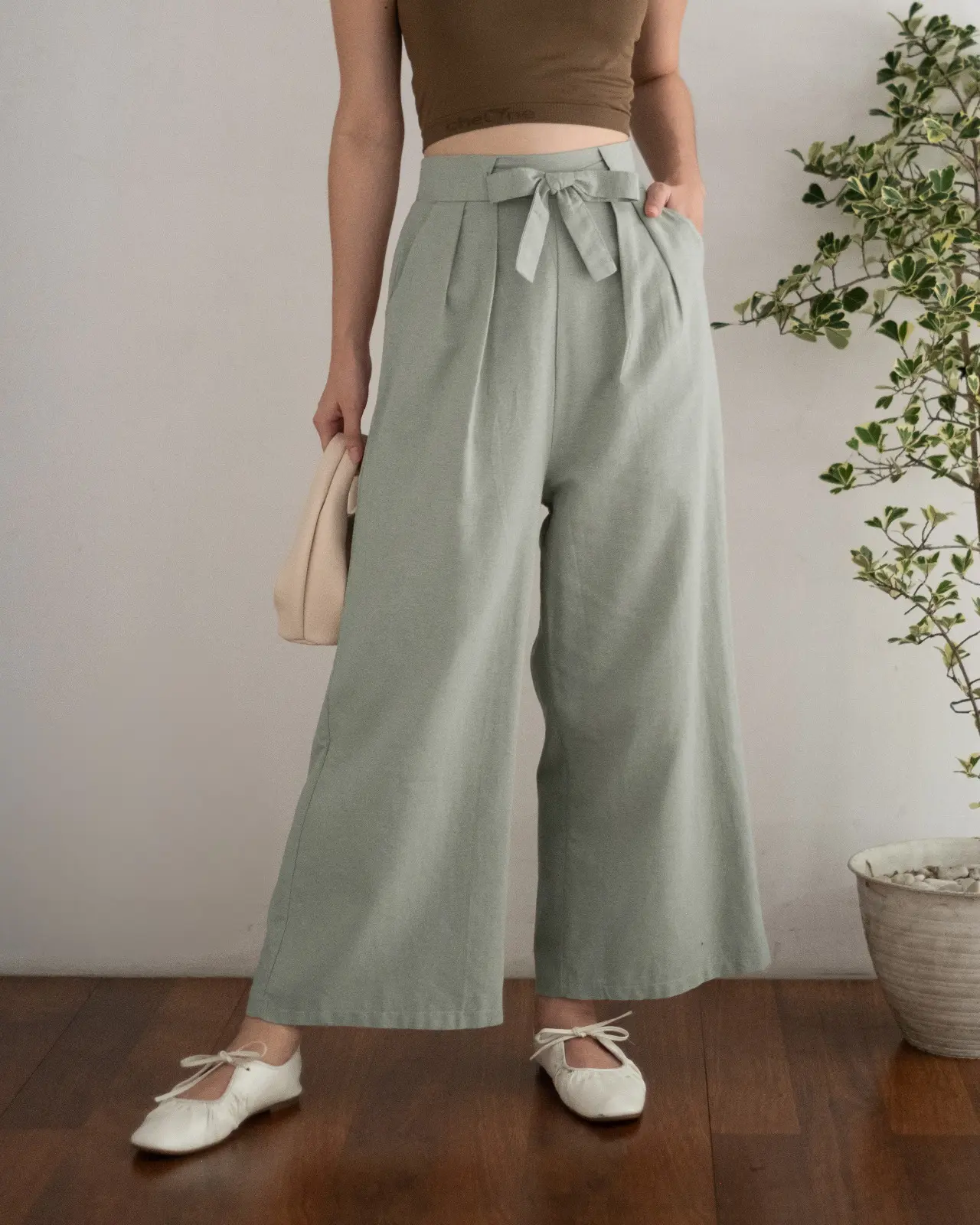 Kaniel Cullote Pants Kode 2106 Sage Green - Image 3