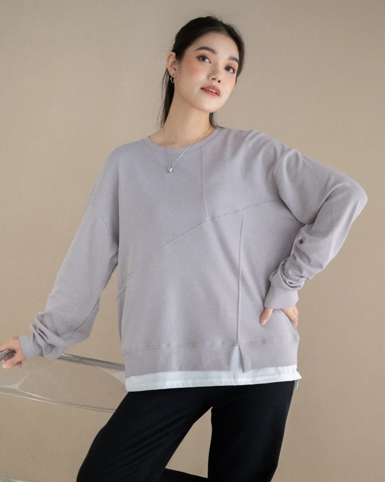 Kazima Longsleeve Kode 99 Grey