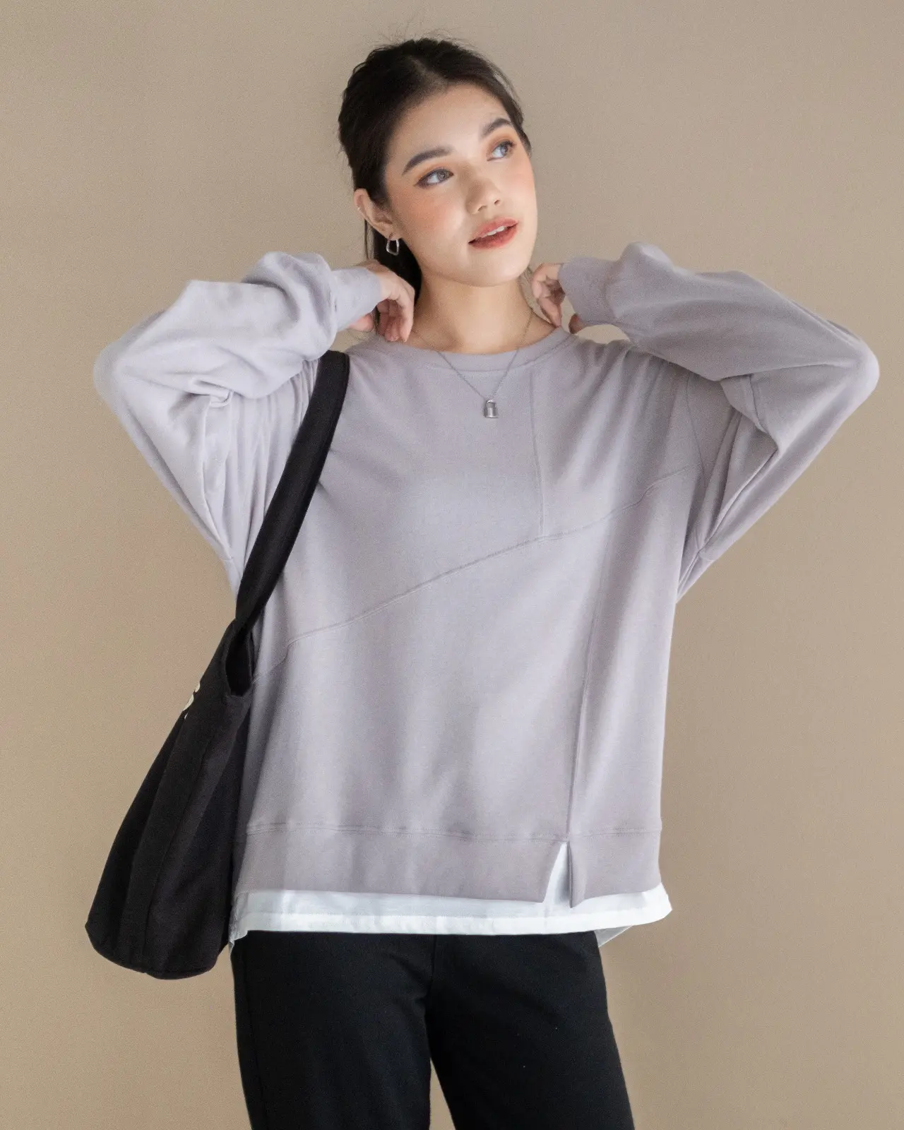 Kazima Longsleeve Kode 99 Grey - Image 2