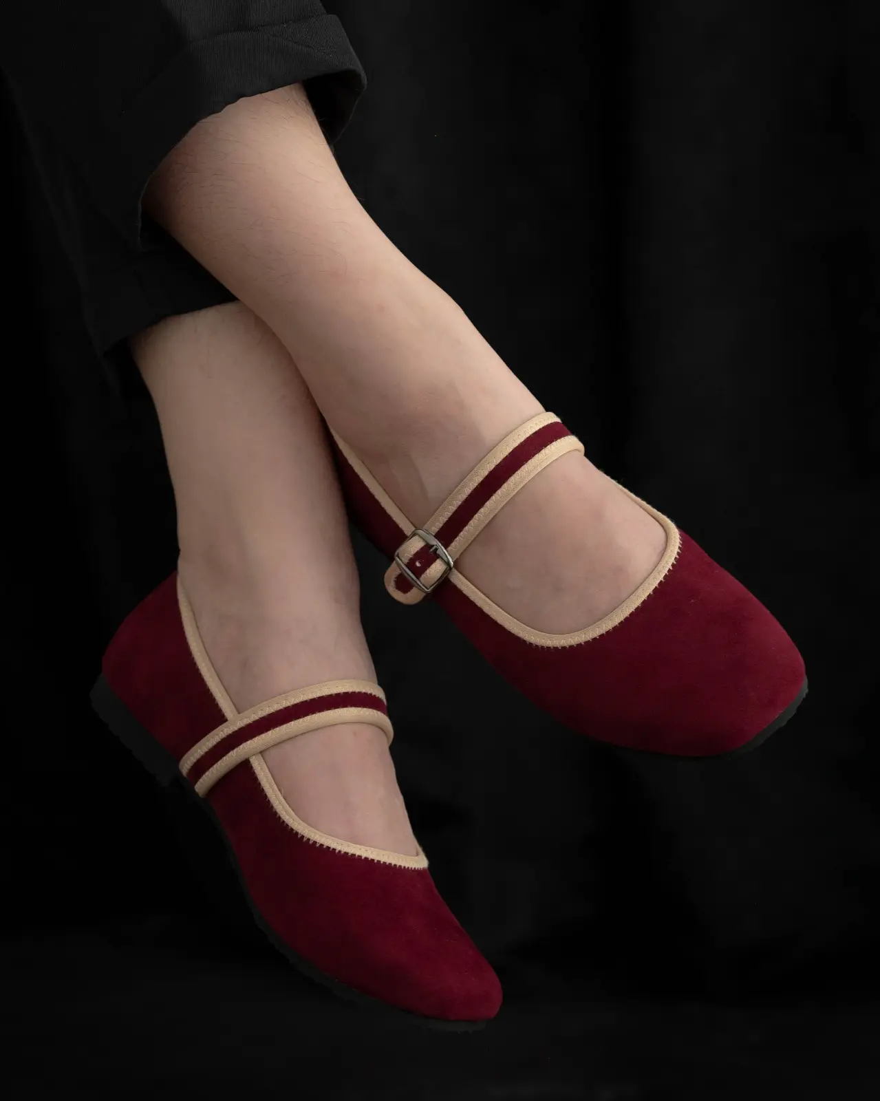 Keera Flatshoes Maroon