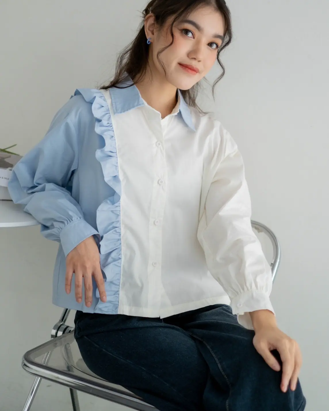 Lilia Shirt Broken White - Image 2