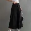 Malika Corduroy Skirt Kode 6644 Black - Image 2