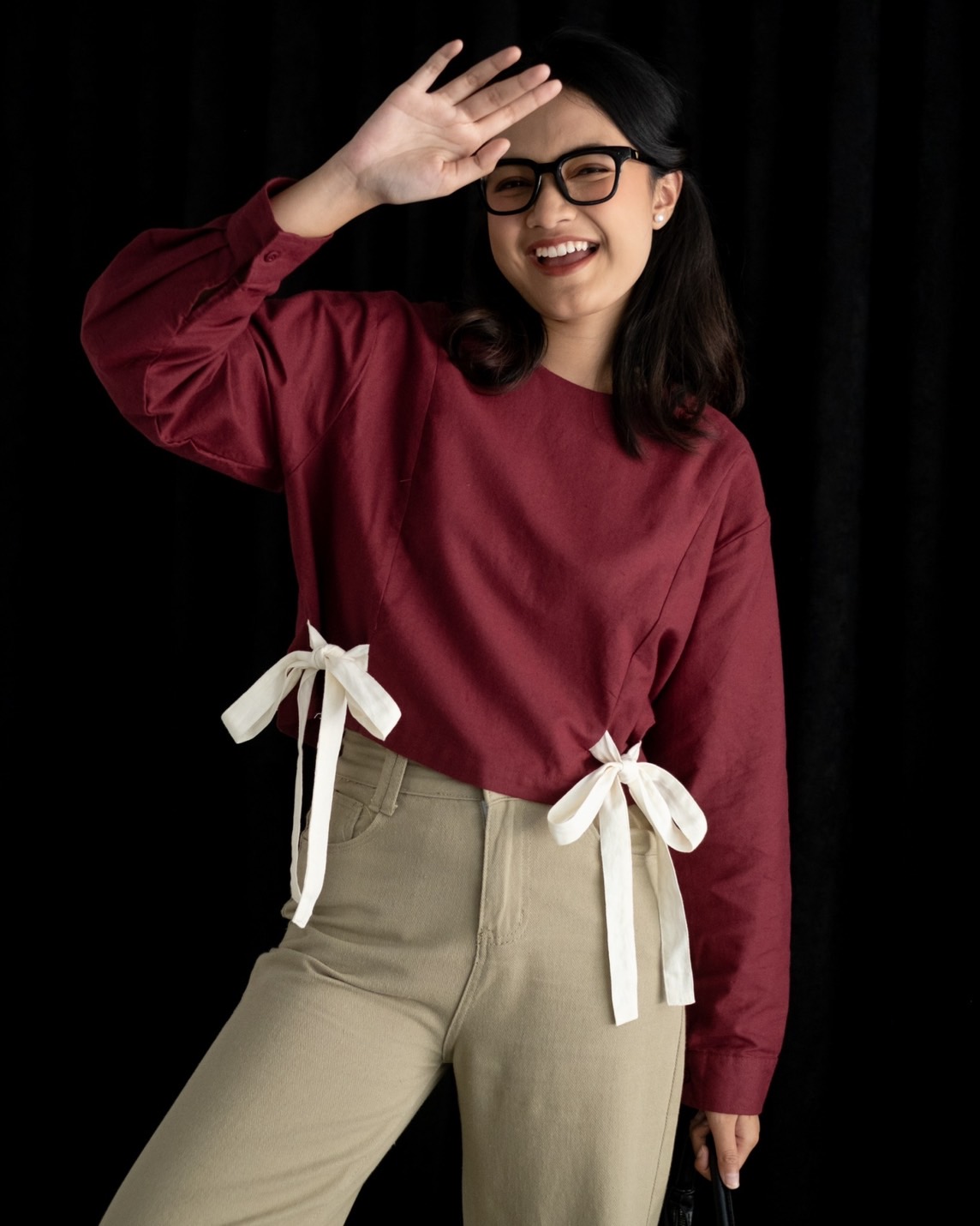 Noleta Blouse Red Cherry - Image 4