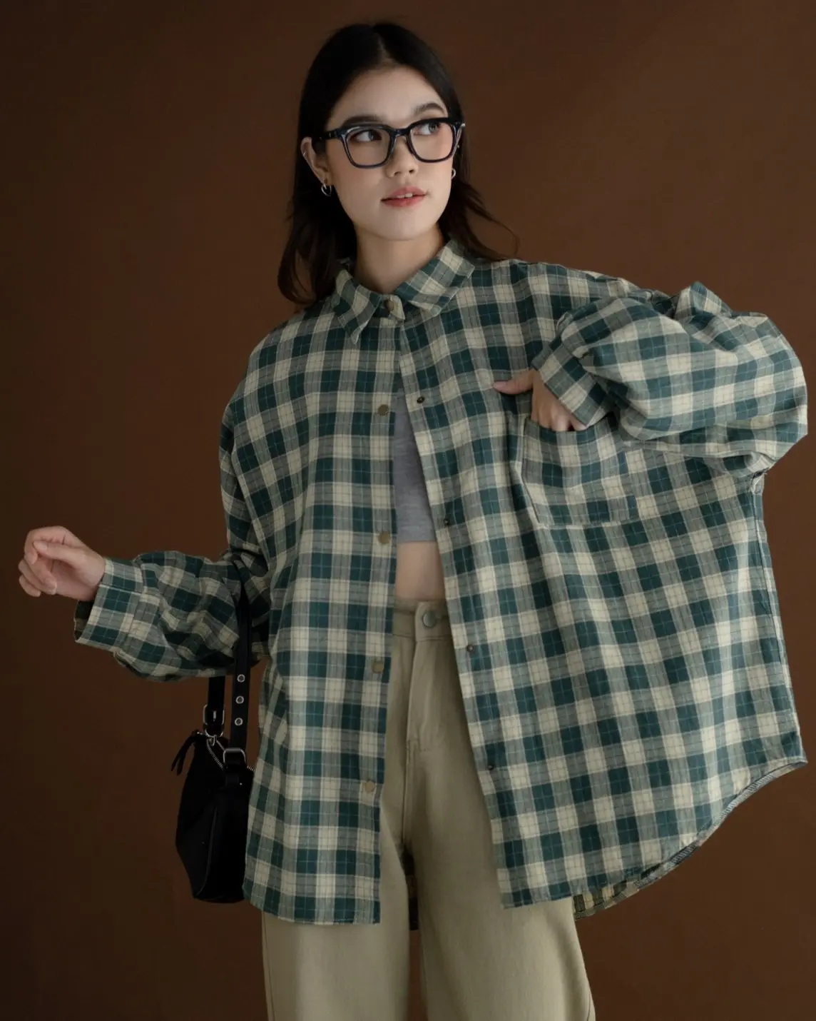 Pauline Shirt Kode 7527 Green - Image 2