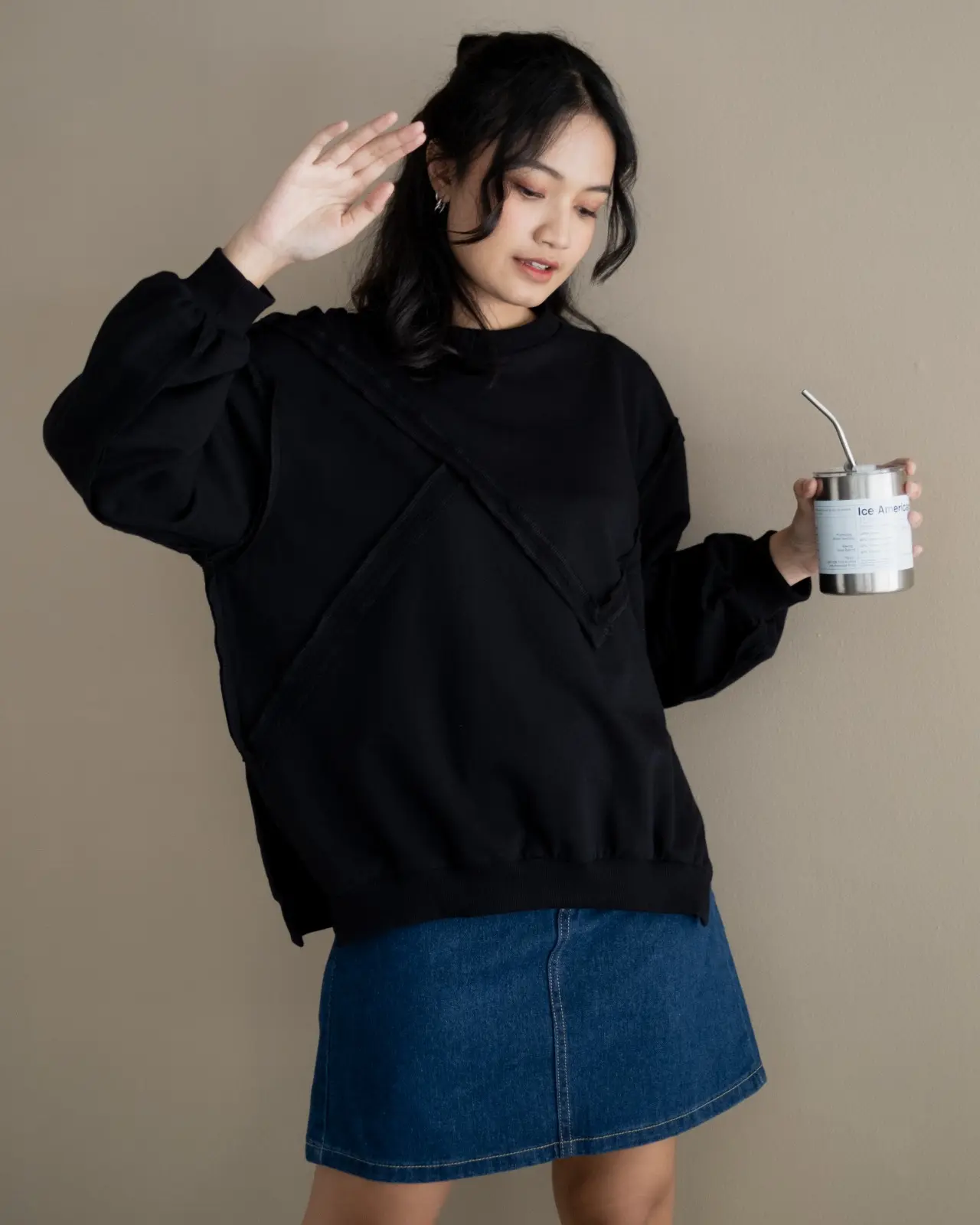 Priez Sweater Black - Image 2